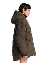 Green Hooded Padded Jacket | PDP | Antonia