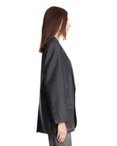 Gray Single-Breasted Blazer | PDP | Antonia