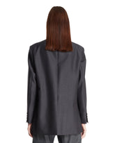 Gray Single-Breasted Blazer | PDP | Antonia