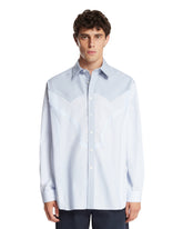 Camicia Western In Cotone Azzurra | PDP | Antonia