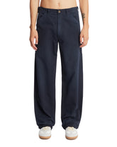 Pantaloni Cargo In Cotone Blu | PDP | Antonia