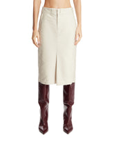 Gonna Chino Midi Bianca | PDP | Antonia