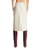 White Midi Chino Skirt | PDP | Antonia