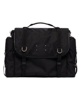 Black High Tech Messenger Bag | PDP | Antonia