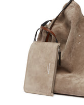 Beige Drawstring Bag | PDP | Antonia