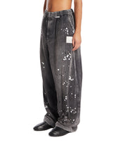 Gray Wide-Leg Corduroy Pants | PDP | Antonia