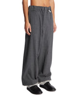 Gray Elastic Waist Trousers | PDP | Antonia