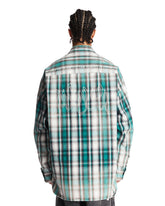 Green Printed Check Shirt | PDP | Antonia