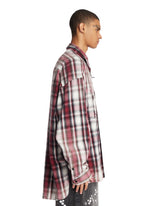 Red Printed Check Shirt | PDP | Antonia