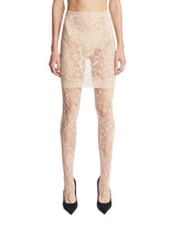 Beige Lace Collant Skirt | PDP | Antonia