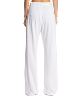 Pantaloni In Cotone Bianchi | PDP | Antonia