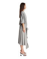 Gray Cotton Midi Dress | PDP | Antonia