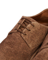 Brown Suede Derby Shoes | PDP | Antonia