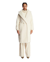 White Teddy Bear Icon Coat | PDP | Antonia