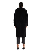 Black Teddy Bear Icon Coat | PDP | Antonia