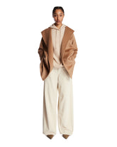 Beige Camel Wrap Coat | PDP | Antonia