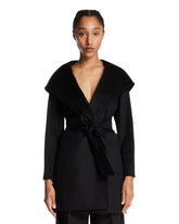 Black Wrap Coat | PDP | Antonia