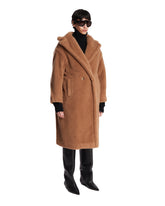 Beige Teddy Bear Icon Coat | PDP | Antonia