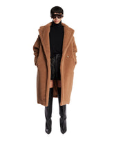 Beige Teddy Bear Icon Coat | PDP | Antonia