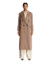 Beige Cashmere Drap Coat | PDP | Antonia