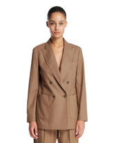 Beige Foule Blazer | PDP | Antonia