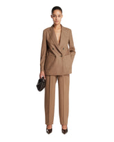 Beige Foule Blazer | PDP | Antonia