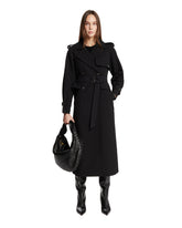 Black Belted Trench Coat | PDP | Antonia