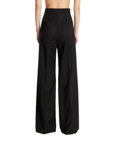 Black Straight-Leg Trousers | PDP | Antonia