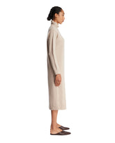Beige Cashmere Turtleneck Dress | PDP | Antonia