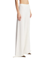White Drawstring Trousers | PDP | Antonia