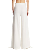White Drawstring Trousers | PDP | Antonia