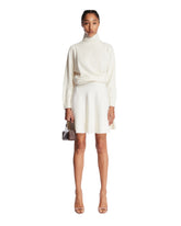 White Oversized Cashmere Turtleneck | PDP | Antonia