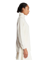 White Oversized Cashmere Turtleneck | PDP | Antonia