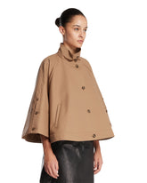 Beige Crop Cape | PDP | Antonia