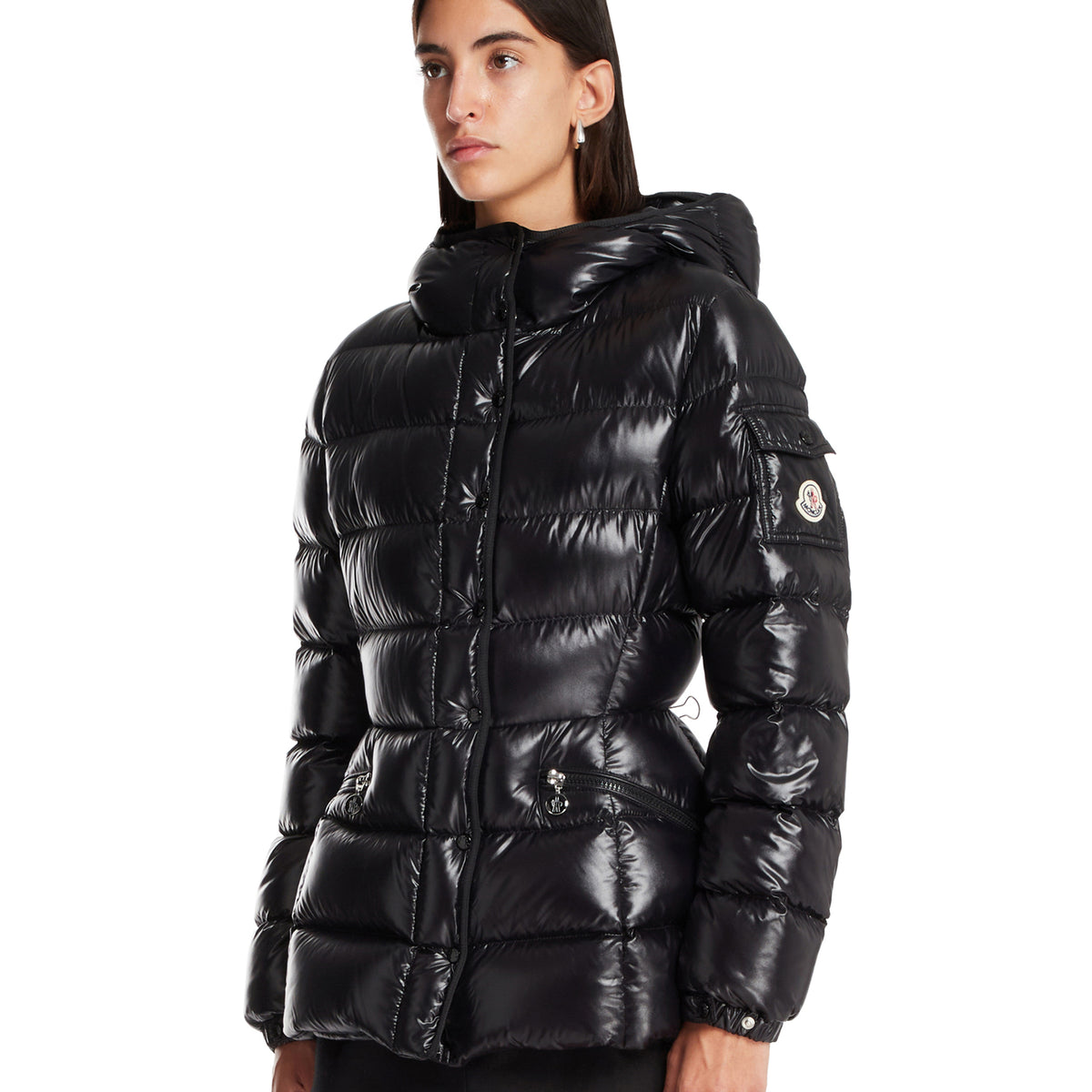 Black Barante Short Down Jacket MONCLER Antonia