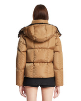 Brown Castelnou Short Puffer Jacket | PDP | Antonia