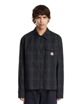 Blue Check Shirt Jacket | PDP | Antonia