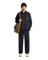 Blue Check Shirt Jacket | PDP | Antonia