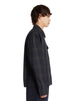 Blue Check Shirt Jacket | PDP | Antonia