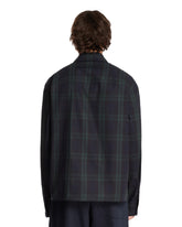 Blue Check Shirt Jacket | PDP | Antonia