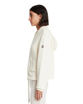 White Zip Hoodie | PDP | Antonia