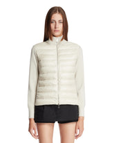 Beige Padded Cardigan | PDP | Antonia