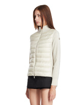 Beige Padded Cardigan | PDP | Antonia