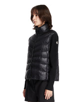 Black Padded Zip Cardigan | PDP | Antonia