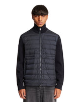 Blue Padded Cardigan - Men's knitwear | PLP | Antonia