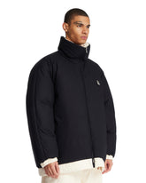 Moncler Genius x Jil Sander Blue Reversible Penguinone Short Down Jacket | PDP | Antonia
