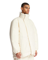 Moncler Genius x Jil Sander Blue Reversible Penguinone Short Down Jacket | PDP | Antonia