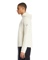 Moncler Genius x Jil Sander White Wool Sweater | PDP | Antonia