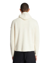 Moncler Genius x Jil Sander White Wool Sweater | PDP | Antonia