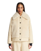 Ivory Wool Down Jacket | PDP | Antonia